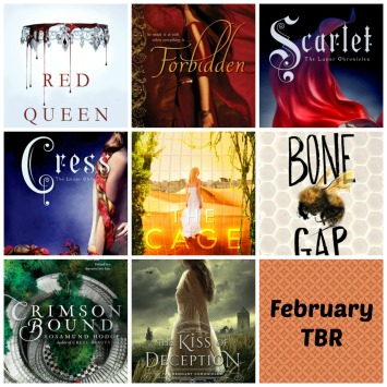 February TBR books
